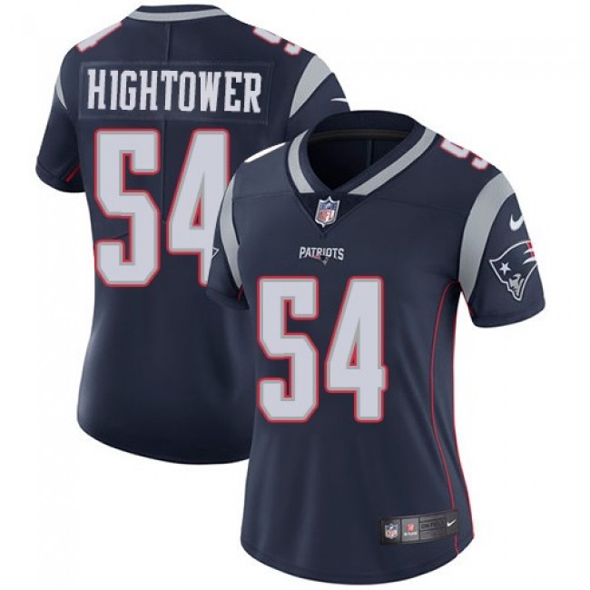 Women's Patriots #54 Dont'a Hightower Navy Blue Team Color Stitched NFL Vapor Untouchable Limited Jersey