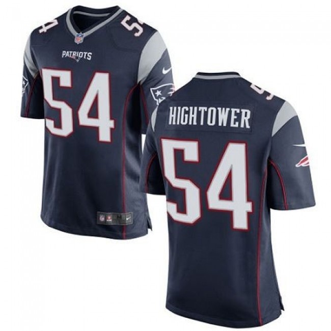 New England Patriots #54 Dont a Hightower Navy Blue Team Color Youth Stitched NFL New Elite Jersey