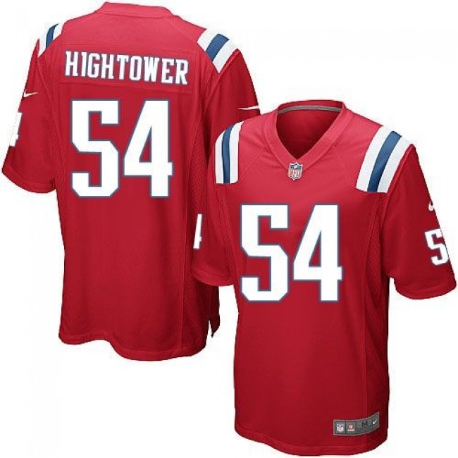 New England Patriots #54 Dont a Hightower Red Alternate Youth Stitched NFL Elite Jersey