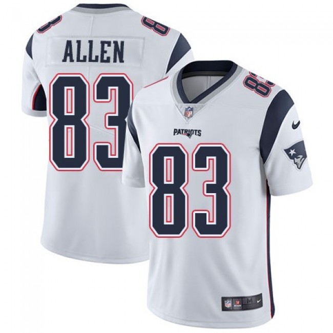 New England Patriots #83 Dwayne Allen White Youth Stitched NFL Vapor Untouchable Limited Jersey