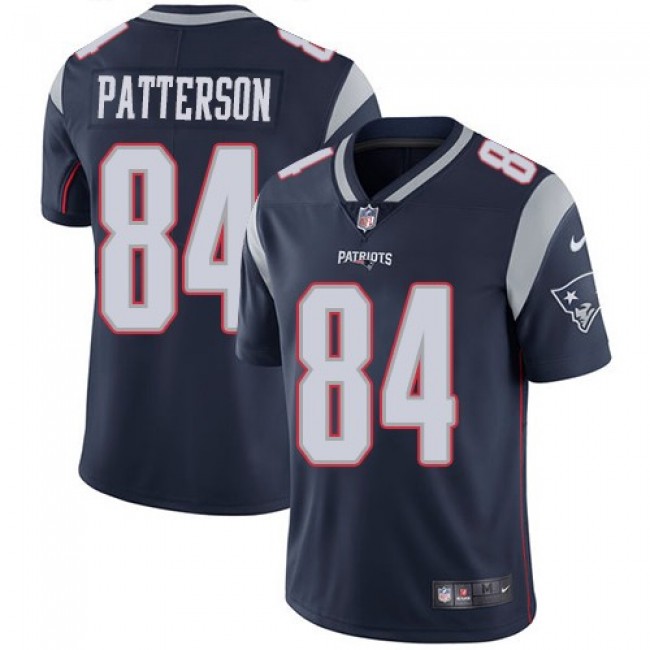 Nike Patriots #84 Cordarrelle Patterson Navy Blue Team Color Men's Stitched NFL Vapor Untouchable Limited Jersey