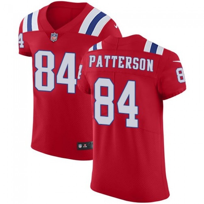 Nike Patriots #84 Cordarrelle Patterson Red Alternate Men's Stitched NFL Vapor Untouchable Elite Jersey