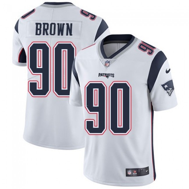 New England Patriots #90 Malcom Brown White Youth Stitched NFL Vapor Untouchable Limited Jersey