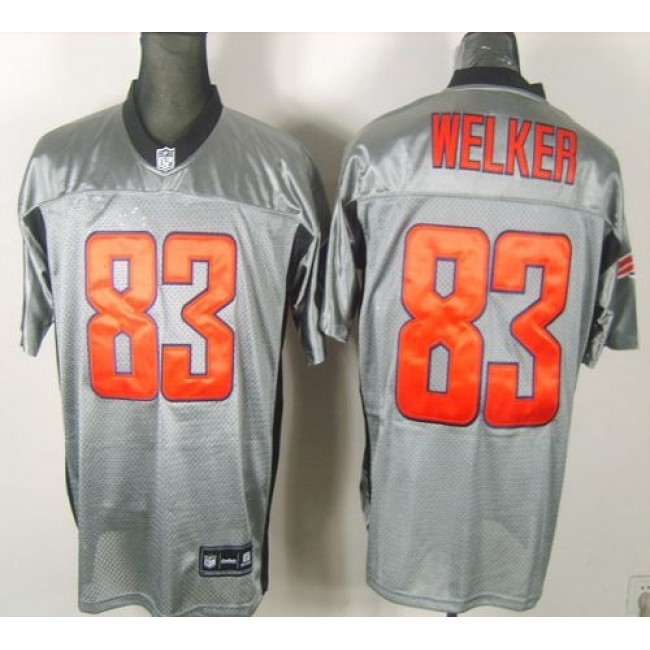 Patriots #83 Wes Welker Grey Shadow Stitched NFL Jersey