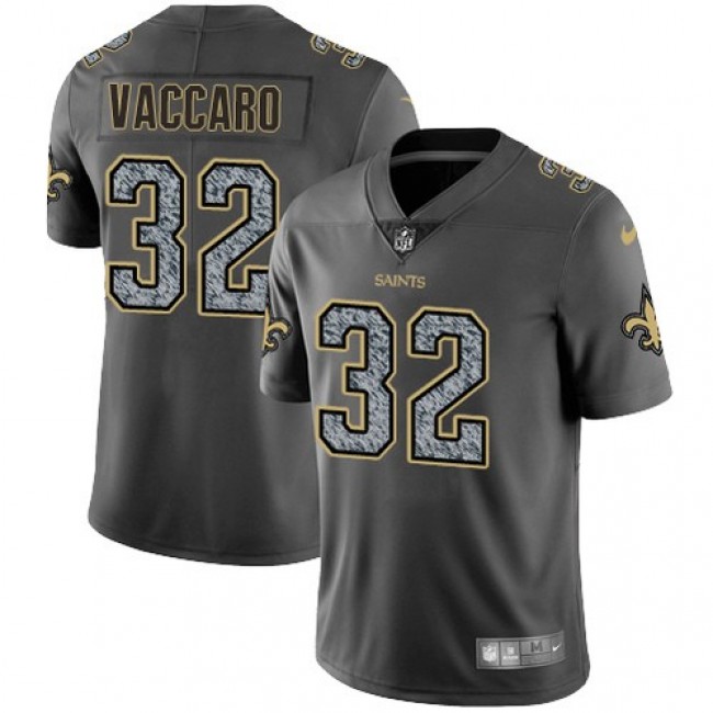 Nike Saints #32 Kenny Vaccaro Gray Static Men's Stitched NFL Vapor Untouchable Limited Jersey