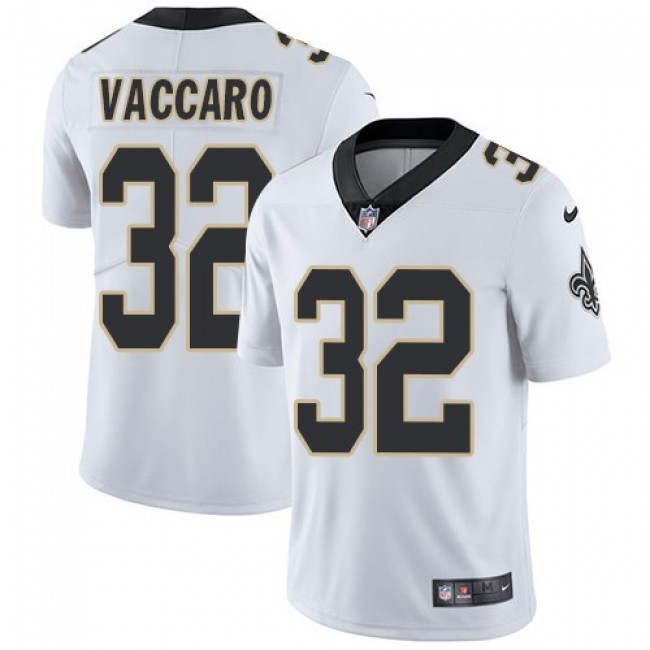 Nike Saints #32 Kenny Vaccaro White Men's Stitched NFL Vapor Untouchable Limited Jersey