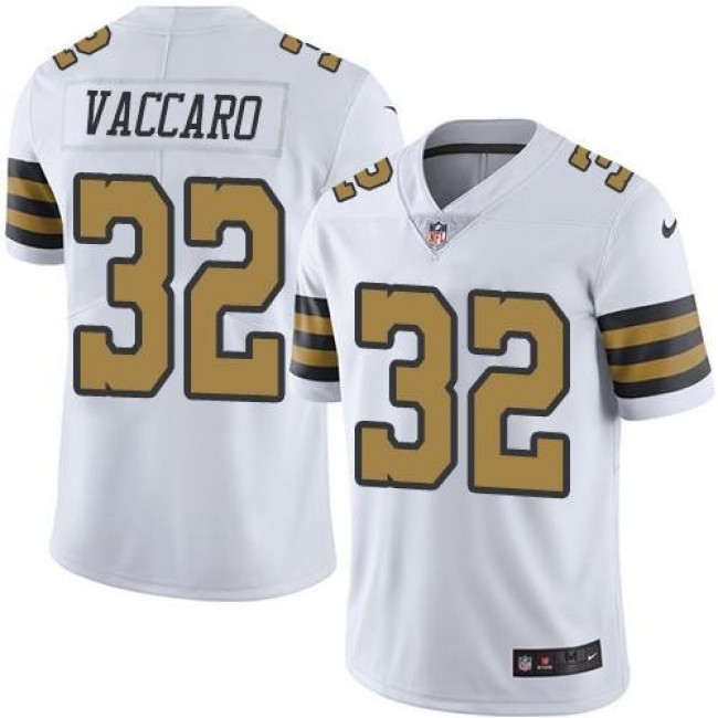 New Orleans Saints #32 Kenny Vaccaro White Youth Stitched NFL Limited Rush Jersey