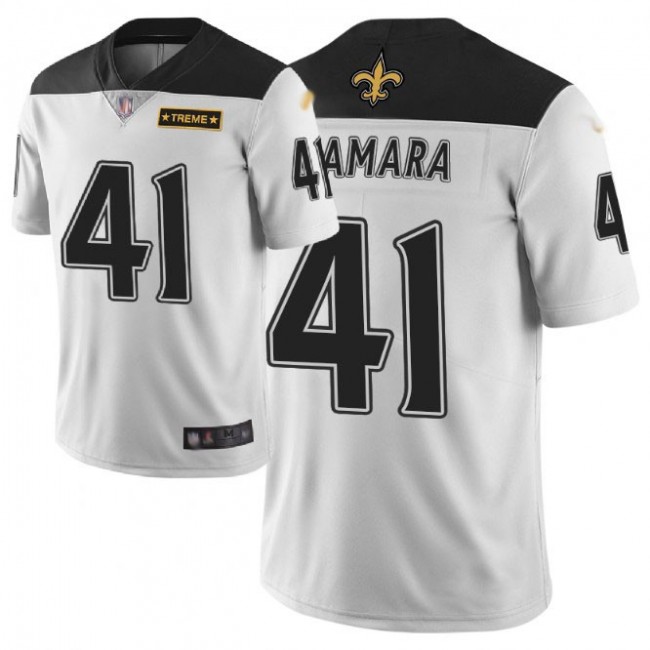 Nike Saints #41 Alvin Kamara White Men's Stitched NFL Limited City Edition Jersey