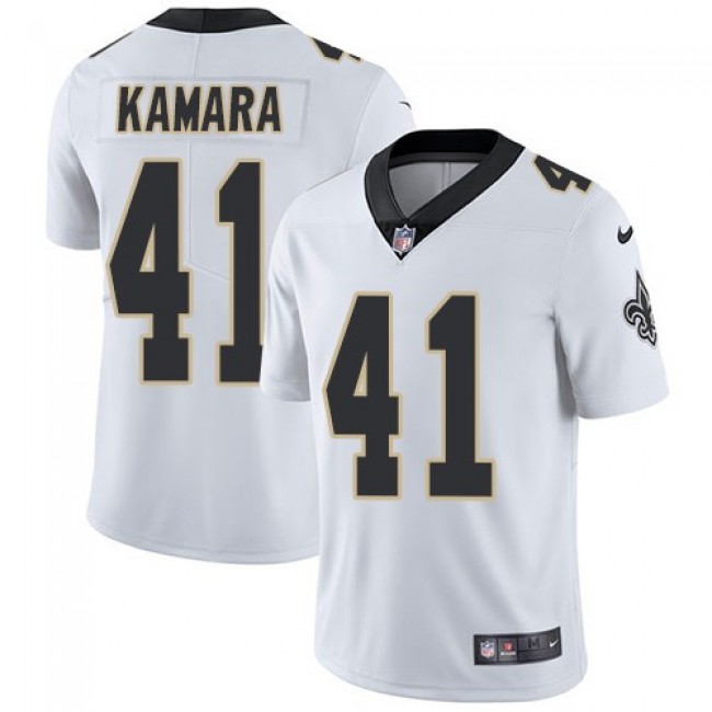New Orleans Saints #41 Alvin Kamara White Youth Stitched NFL Vapor Untouchable Limited Jersey