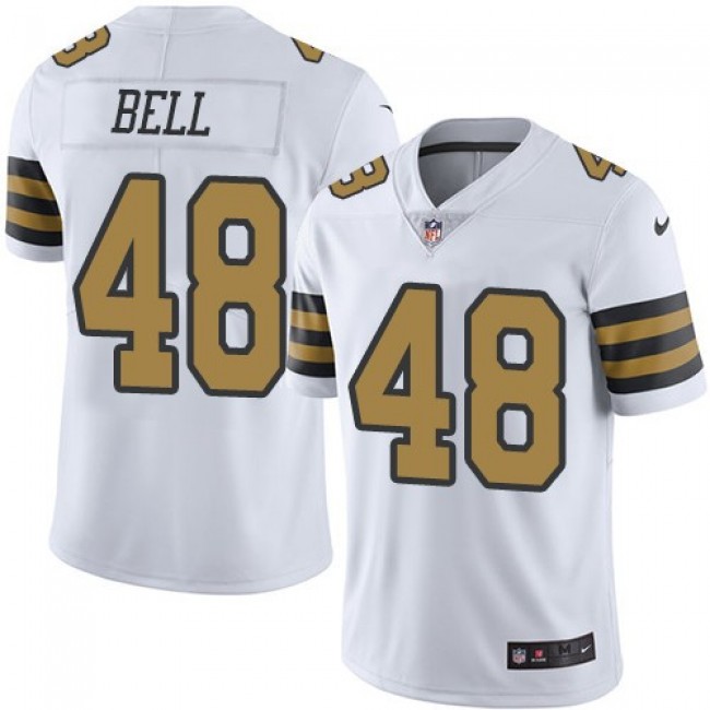 New Orleans Saints #48 Vonn Bell White Youth Stitched NFL Limited Rush Jersey