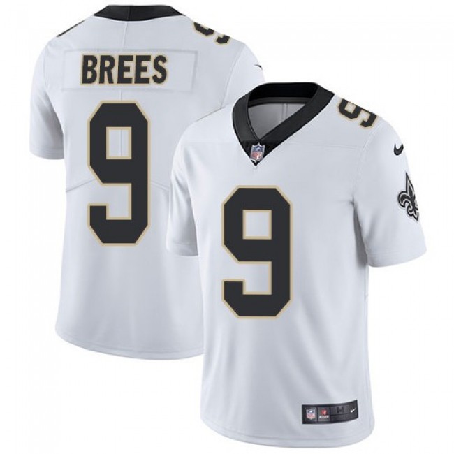 New Orleans Saints #9 Drew Brees White Youth Stitched NFL Vapor Untouchable Limited Jersey