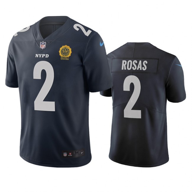 New York Giants #2 Aldrick Rosas Navy Vapor Limited City Edition NFL Jersey