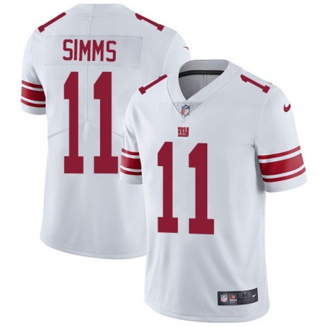New York Giants #11 Phil Simms White Youth Stitched NFL Vapor Untouchable Limited Jersey