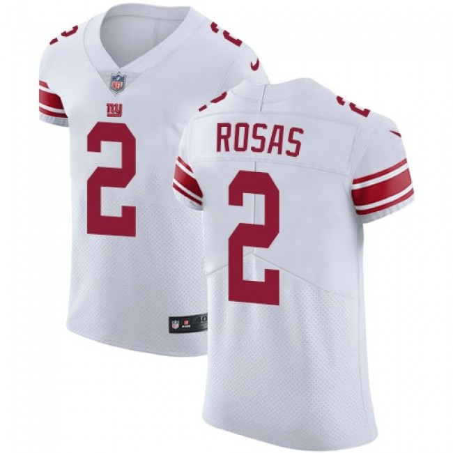 Nike Giants #2 Aldrick Rosas White Men's Stitched NFL Vapor Untouchable Elite Jersey