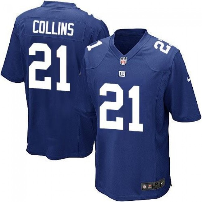 New York Giants #21 Landon Collins Royal Blue Team Color Youth Stitched NFL Elite Jersey