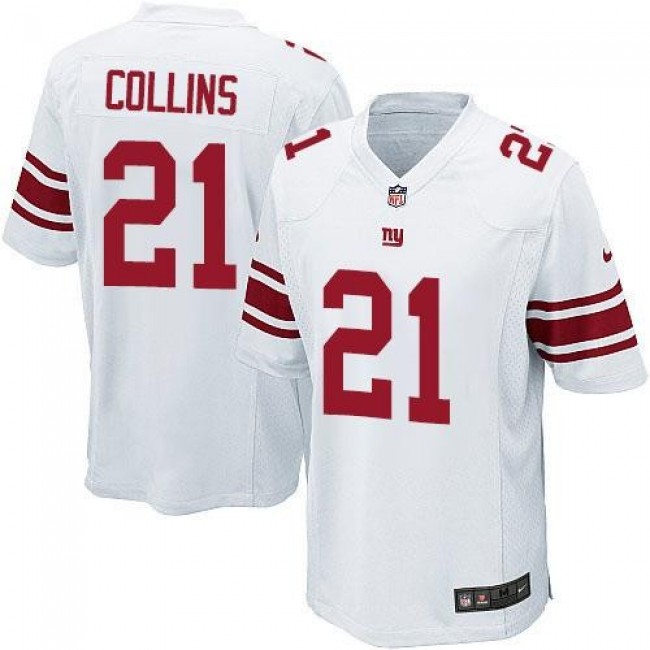 New York Giants #21 Landon Collins White Youth Stitched NFL Elite Jersey