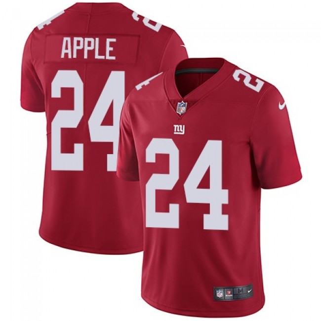 New York Giants #24 Eli Apple Red Alternate Youth Stitched NFL Vapor Untouchable Limited Jersey