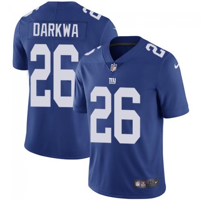 New York Giants #26 Orleans Darkwa Royal Blue Team Color Youth Stitched NFL Vapor Untouchable Limited Jersey