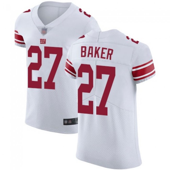 Nike Giants #27 Deandre Baker White Men's Stitched NFL Vapor Untouchable Elite Jersey