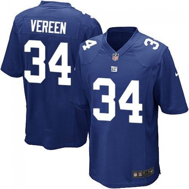 New York Giants #34 Shane Vereen Royal Blue Team Color Youth Stitched NFL Elite Jersey