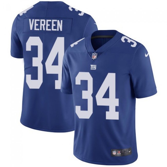 New York Giants #34 Shane Vereen Royal Blue Team Color Youth Stitched NFL Vapor Untouchable Limited Jersey