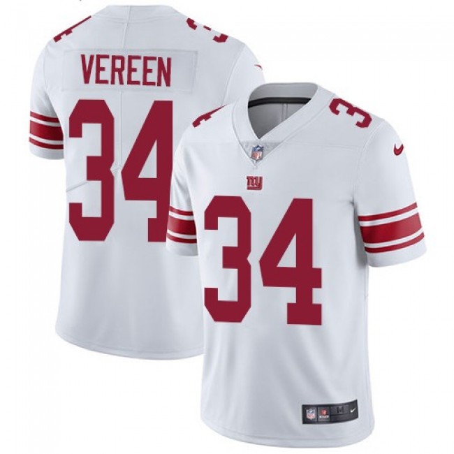 New York Giants #34 Shane Vereen White Youth Stitched NFL Vapor Untouchable Limited Jersey
