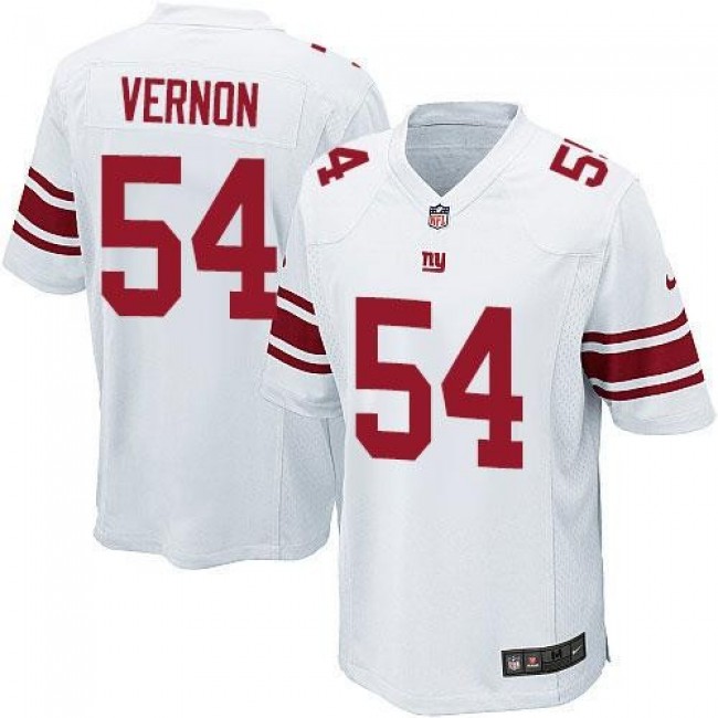 New York Giants #54 Olivier Vernon White Youth Stitched NFL Elite Jersey