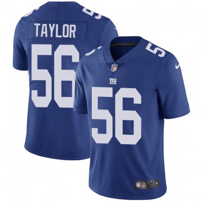 New York Giants #56 Lawrence Taylor Royal Blue Team Color Youth Stitched NFL Vapor Untouchable Limited Jersey