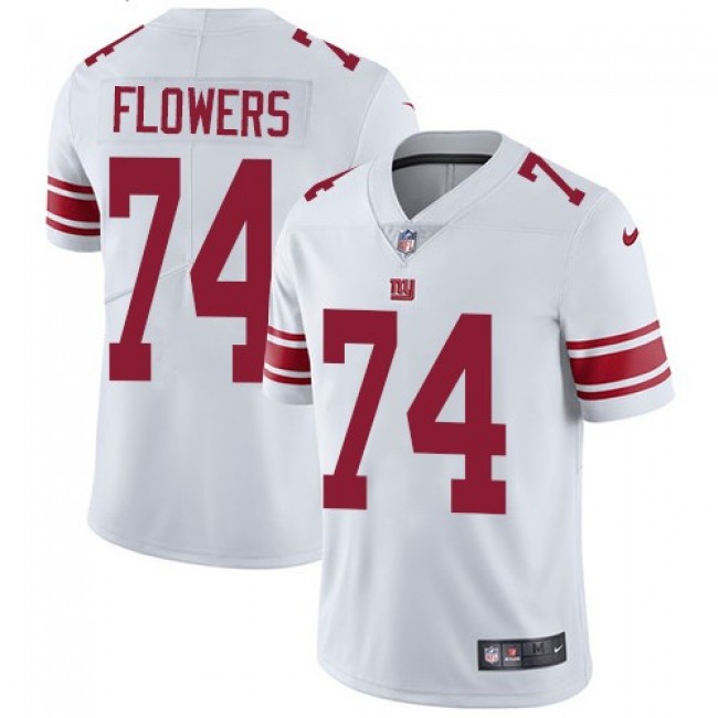 New York Giants #74 Ereck Flowers White Youth Stitched NFL Vapor Untouchable Limited Jersey