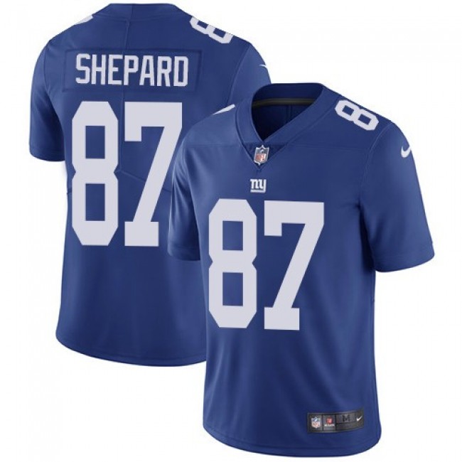 New York Giants #87 Sterling Shepard Royal Blue Team Color Youth Stitched NFL Vapor Untouchable Limited Jersey