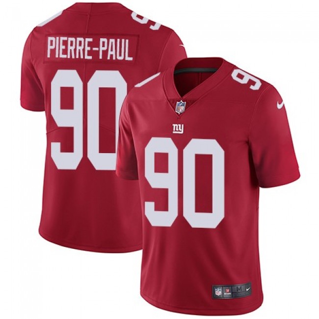 New York Giants #90 Jason Pierre-Paul Red Alternate Youth Stitched NFL Vapor Untouchable Limited Jersey