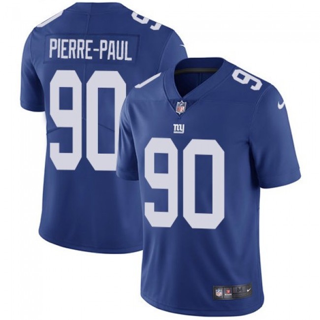 New York Giants #90 Jason Pierre-Paul Royal Blue Team Color Youth Stitched NFL Vapor Untouchable Limited Jersey