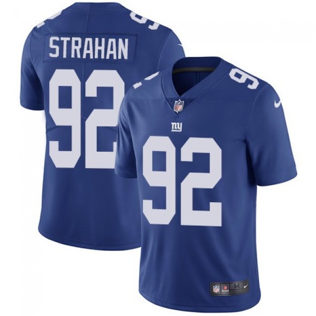 New York Giants #92 Michael Strahan Royal Blue Team Color Youth Stitched NFL Vapor Untouchable Limited Jersey