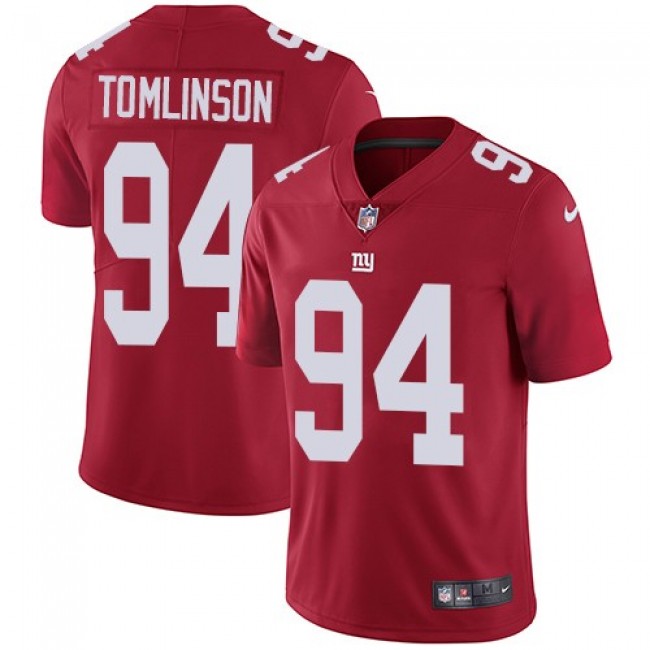 New York Giants #94 Dalvin Tomlinson Red Alternate Youth Stitched NFL Vapor Untouchable Limited Jersey