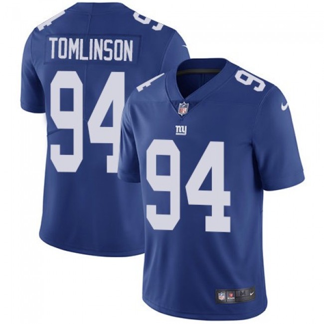 New York Giants #94 Dalvin Tomlinson Royal Blue Team Color Youth Stitched NFL Vapor Untouchable Limited Jersey