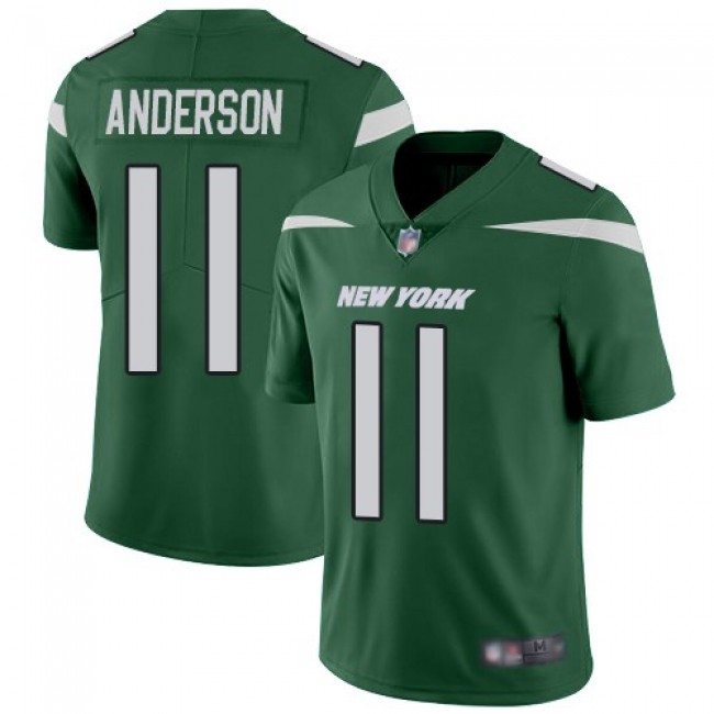 Nike Jets #11 Robby Anderson Green Team Color Men's Stitched NFL Vapor Untouchable Limited Jersey