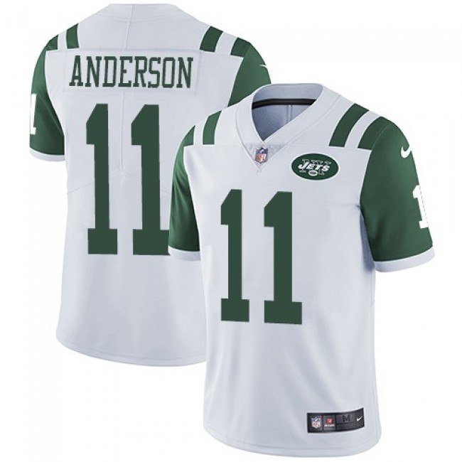 New York Jets #11 Robby Anderson White Youth Stitched NFL Vapor Untouchable Limited Jersey
