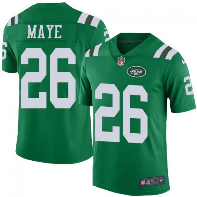 New York Jets #26 Marcus Maye Green Youth Stitched NFL Limited Rush Jersey