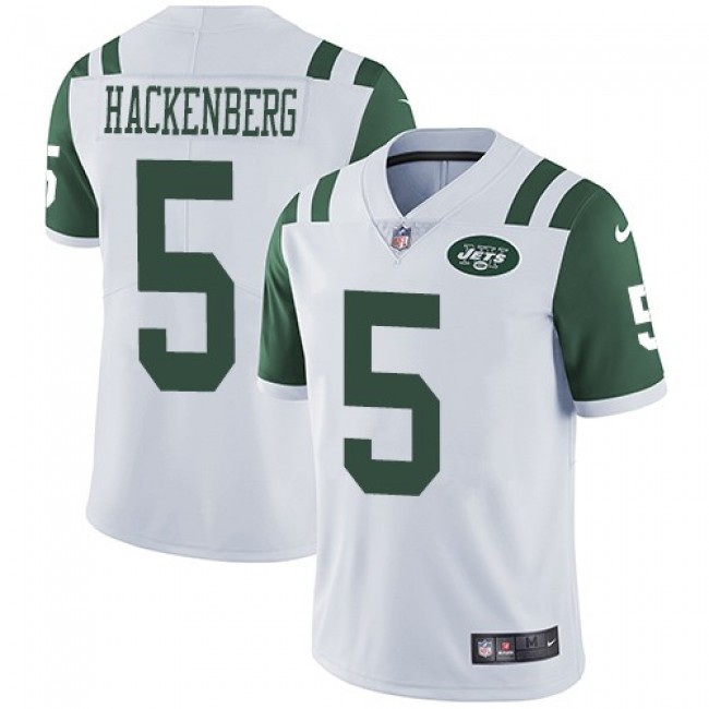 New York Jets #5 Christian Hackenberg White Youth Stitched NFL Vapor Untouchable Limited Jersey