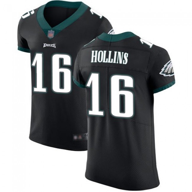 Nike Eagles #16 Mack Hollins Black Alternate Men's Stitched NFL Vapor Untouchable Elite Jersey