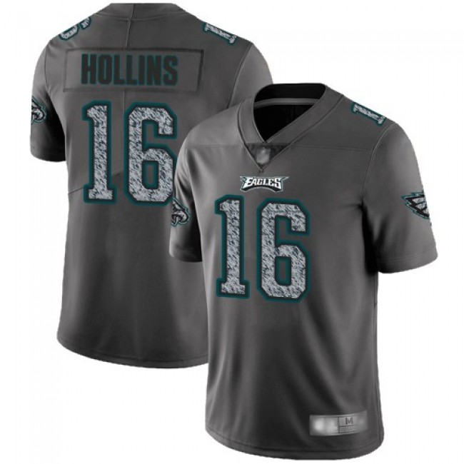 Nike Eagles #16 Mack Hollins Gray Static Men's Stitched NFL Vapor Untouchable Limited Jersey