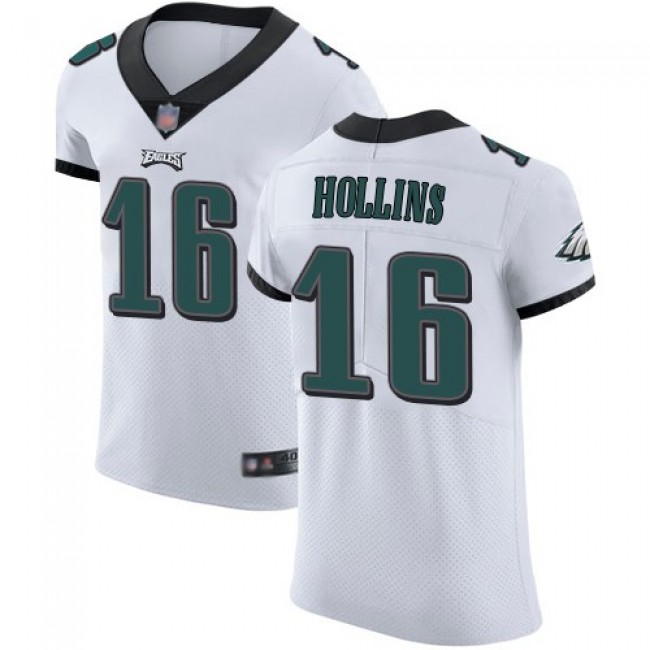 Nike Eagles #16 Mack Hollins White Men's Stitched NFL Vapor Untouchable Elite Jersey