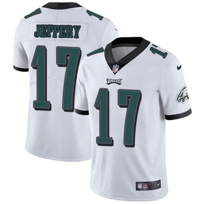 Nike Eagles #17 Alshon Jeffery White Men's Stitched NFL Vapor Untouchable Limited Jersey