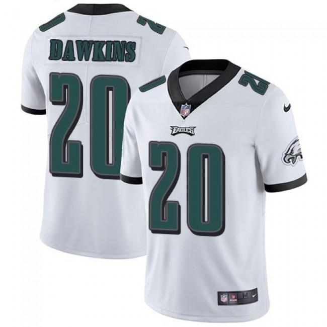 Philadelphia Eagles #20 Brian Dawkins White Youth Stitched NFL Vapor Untouchable Limited Jersey