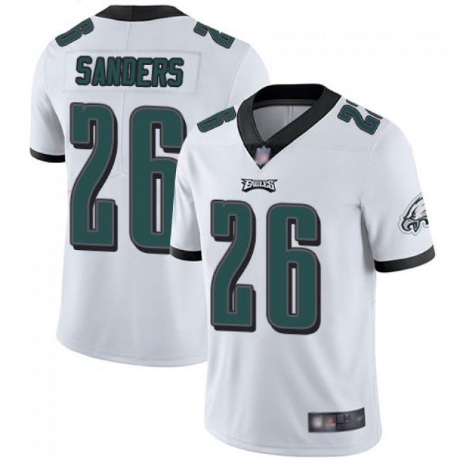 Nike Eagles #26 Miles Sanders White Men's Stitched NFL Vapor Untouchable Limited Jersey