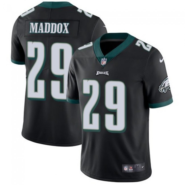 Nike Eagles #29 Avonte Maddox Black Alternate Men's Stitched NFL Vapor Untouchable Limited Jersey