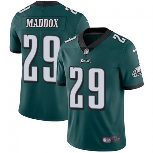 Nike Eagles #29 Avonte Maddox Midnight Green Team Color Men's Stitched NFL Vapor Untouchable Limited Jersey