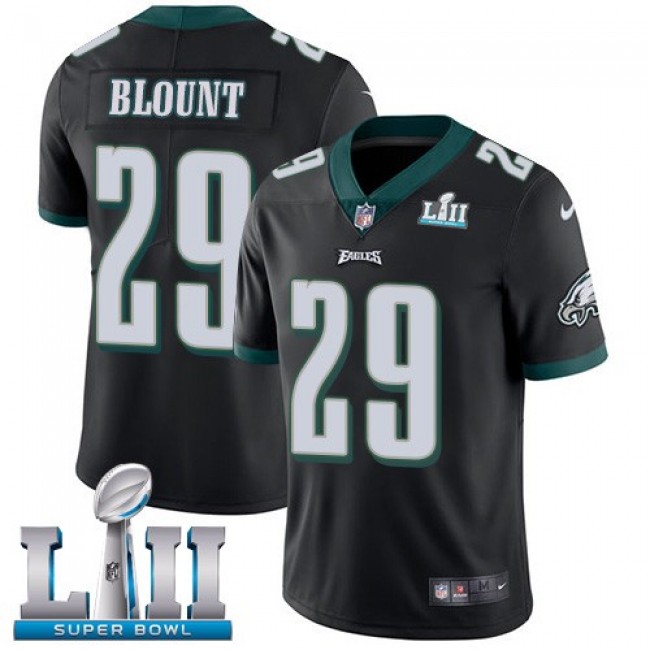 Philadelphia Eagles #29 LeGarrette Blount Black Alternate Super Bowl LII Youth Stitched NFL Vapor Untouchable Limited Jersey