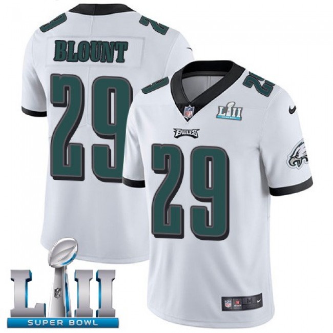 Philadelphia Eagles #29 LeGarrette Blount White Super Bowl LII Youth Stitched NFL Vapor Untouchable Limited Jersey