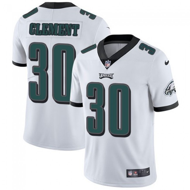 Nike Eagles #30 Corey Clement White Men's Stitched NFL Vapor Untouchable Limited Jersey